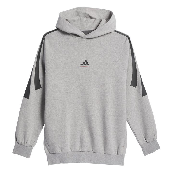 Adidas Men's Grey Adi Bb Pk Performance Hoodie in Size 2XS, Sports Direct