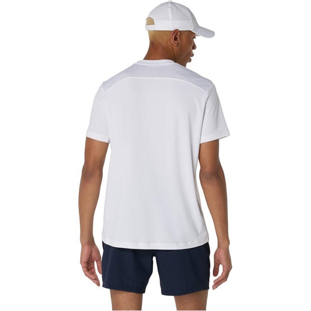 Brilliant White - Asics - Court Ss Top T-Shirt Mens