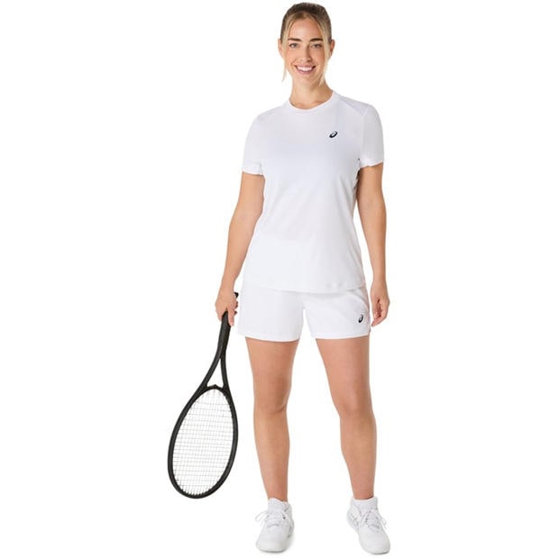Brilliant White - Asics - Court Ss Top T-Shirt Womens