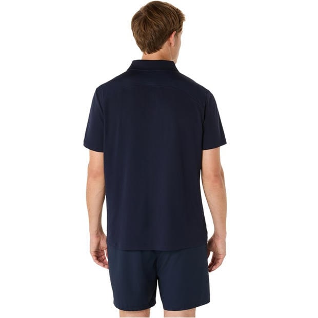Blue - Asics - Court Polo Shirt Mens