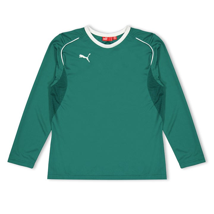 Puma Boys Green V5-08 Ls Shirt  in Size 7 - 8 Years, Sports Direct