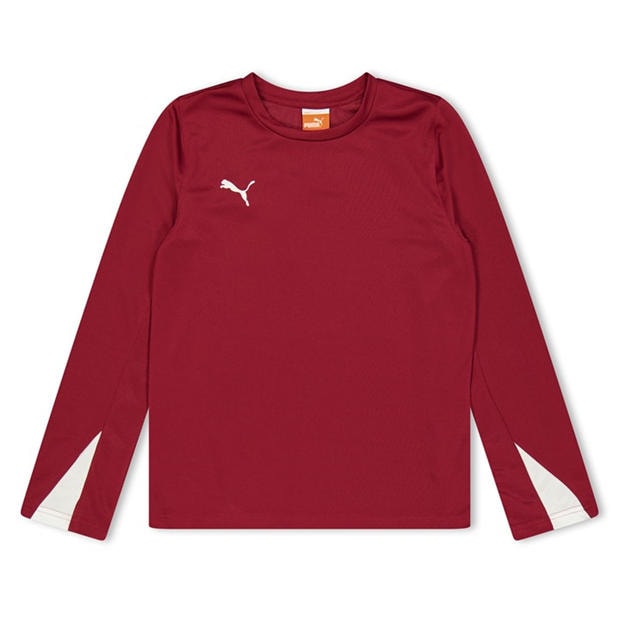 Red - Puma - (13) Team Ls Shirt Juniors