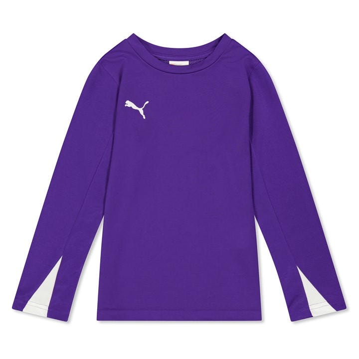 Puma  Kids Purple ' Team Long Sleeve Performance Gym Top in Size 7 - 8 Years, Sports Direct