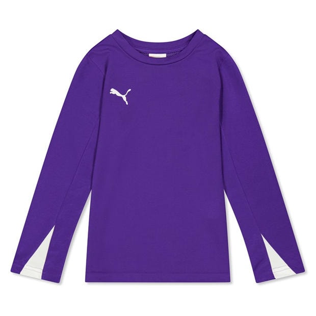 Purple - Puma - Unisex Kids' Team Long Sleeve Performance Gym Top