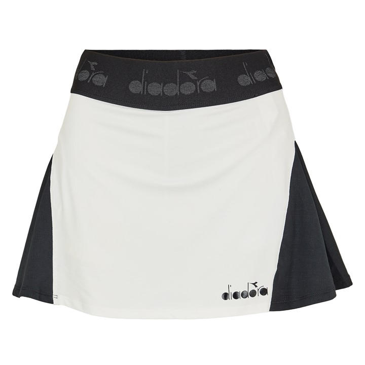 Diadora Women's White L Performance Tennis Skirt in Size 10, Sports Direct