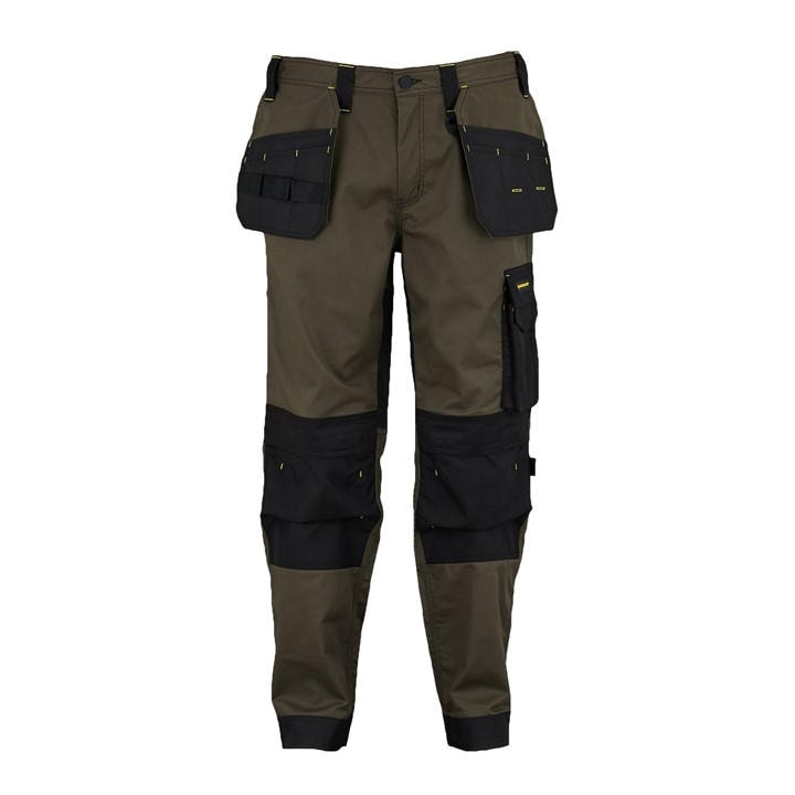 Dunlop Men's Green On Site Work Trousers in Size XS, Sports Direct
