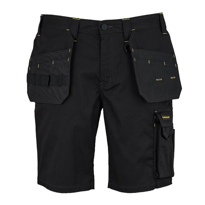 Dunlop Men's Black On-Site Shorts in Size L, Sports Direct