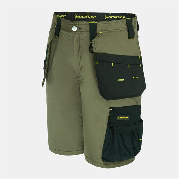 Khaki - Dunlop - On-Site Shorts Mens