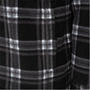 Black - Dunlop - Full Zip Checked Hoodie Mens