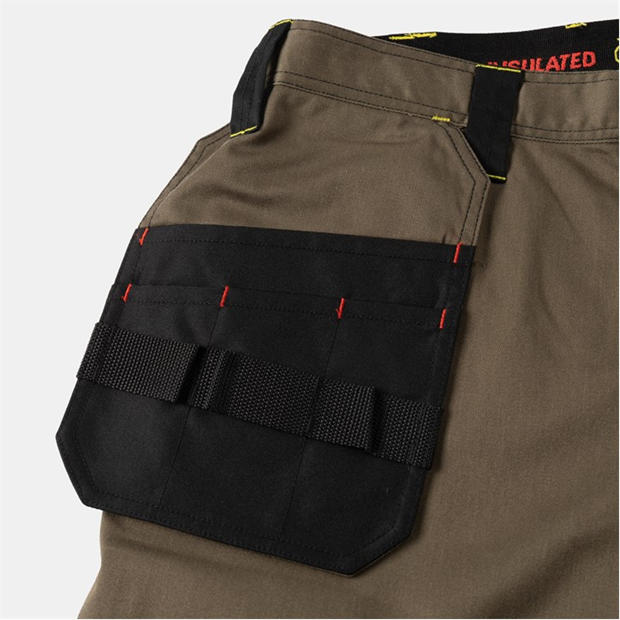 Khaki - Dunlop - On Site Insualted Workwear Trousers