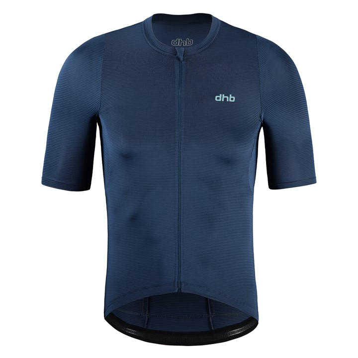 Dhb Men' Blue Aeron Short Sleeve Jersey 3.0 in Size S, Sports Direct