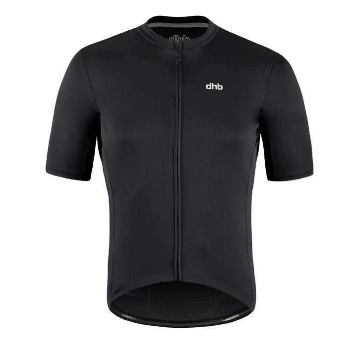 Dhb Men's Black Blok Classic Short Sleeve Jersey in Size L, Sports Direct