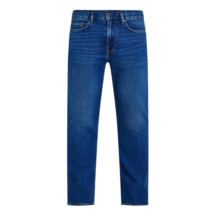 Tommy Hilfiger Men's Blue Bleecker Th Flex Slim Jeans in Size 34 R, Sports Direct
