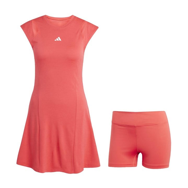 Adidas Women' Red Pro Tennis Dress in Size S, Sports Direct