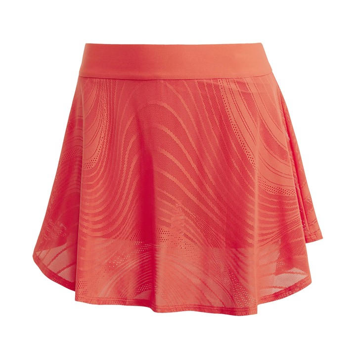 Adidas Women's Red Tennis Pro Climacool+ Print Skirt in Size XS, Sports Direct