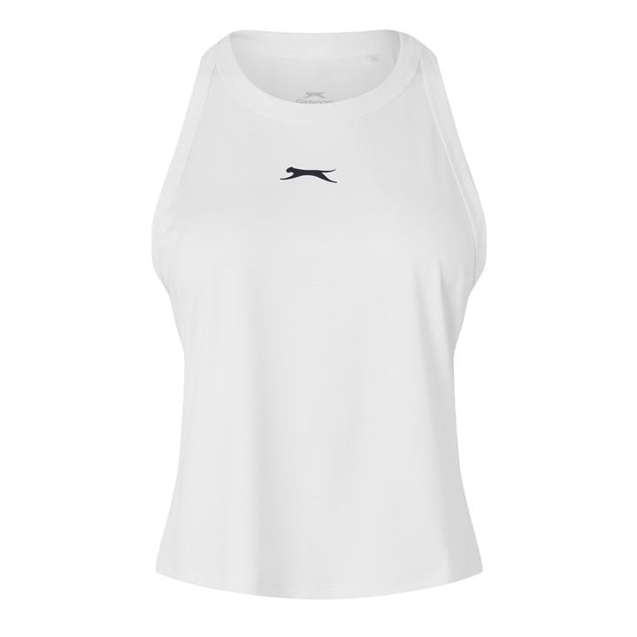 Slazenger Women's White Tennis Vest in Size 18, Sports Direct
