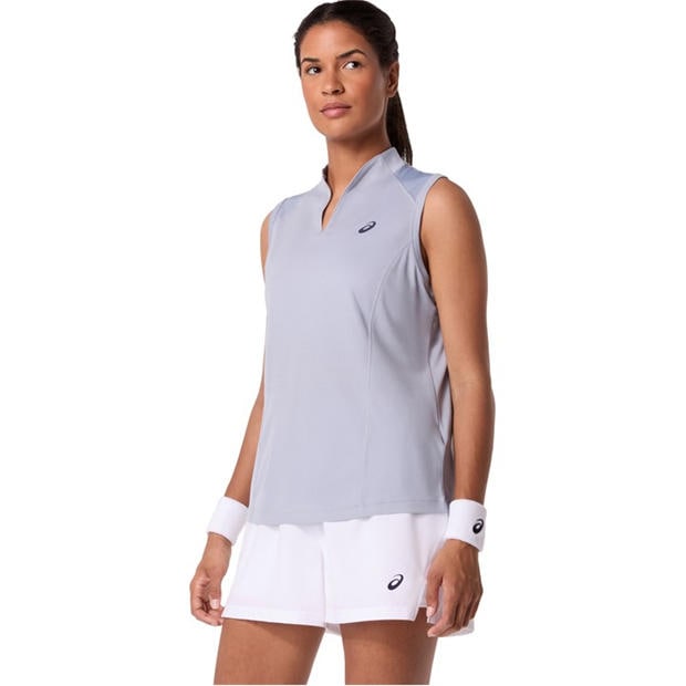Grey Blue - Asics - Court Vest Womens