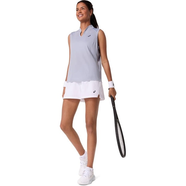 Grey Blue - Asics - Court Vest Womens