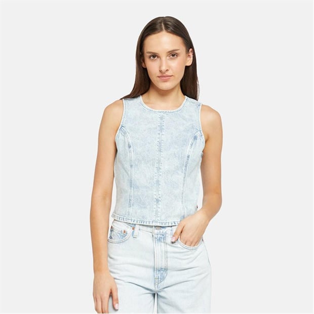 Leczące Wody - Levis - Women's Topanga Denim Tank Vest