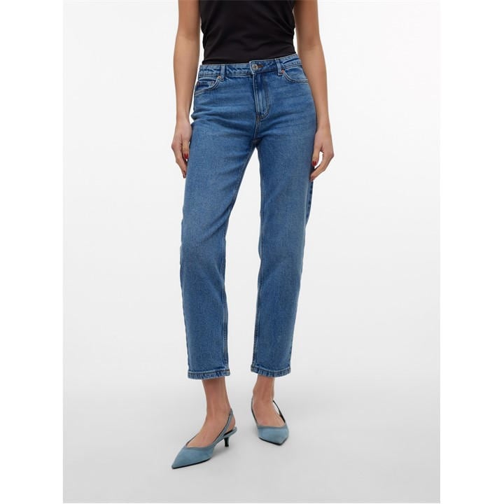 Vero Moda Women's Blue Straight Leg Jeans in Size 25 S, Sports Direct