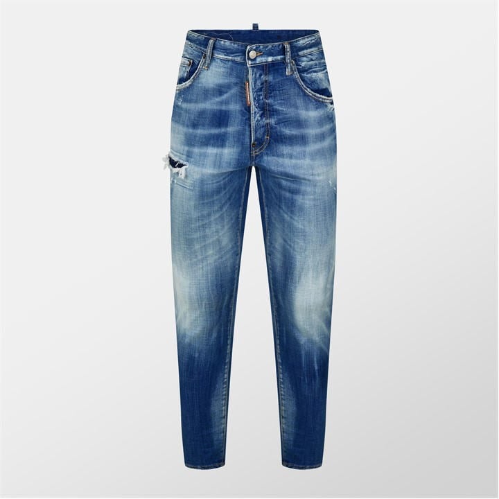 Dsquared2 Men's Blue 5-Pocket Jeans in Size 32 R, Sports Direct