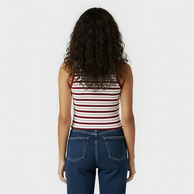 Red Stripe - Jack Wills - Women's JW Striped Vest