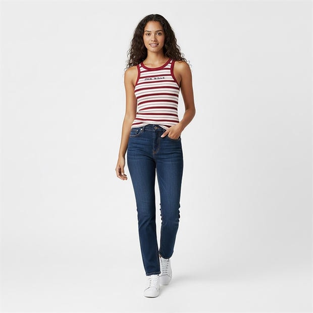 Red Stripe - Jack Wills - Women's JW Striped Vest