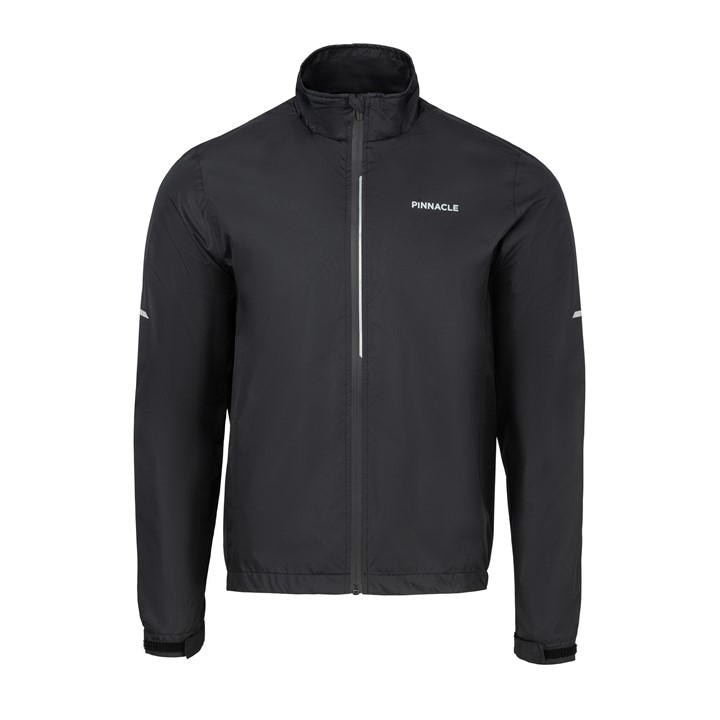 Pinnacle Men' Black Waterproof Cycling Jacket in Size S, Sports Direct