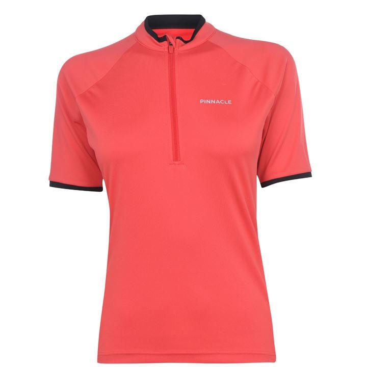 Pinnacle Women's Orange Short Sleeve Cycling Jersey in Size 16, Sports Direct