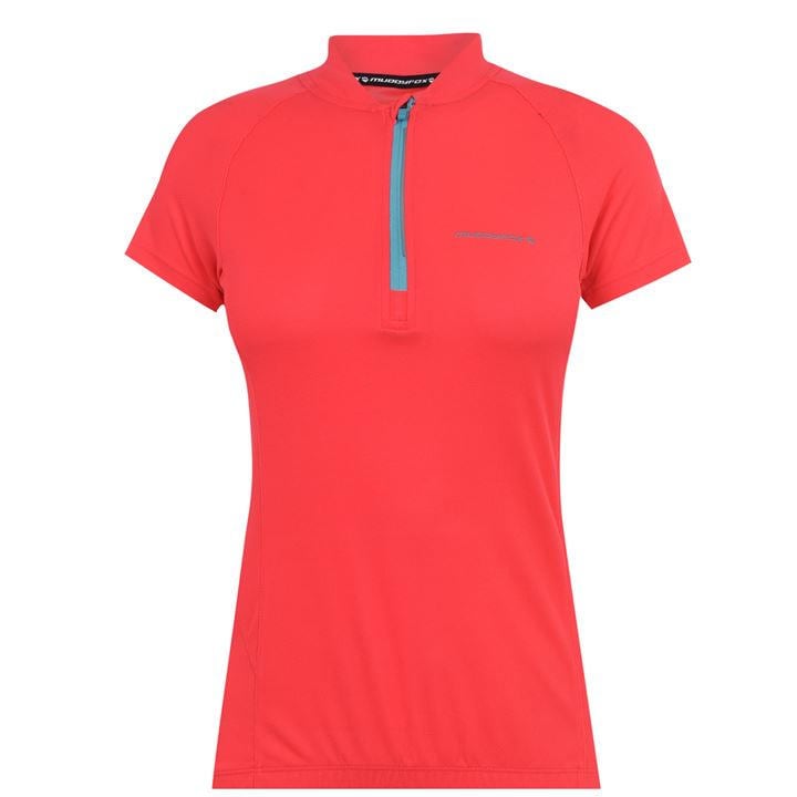 Muddyfox Women's Pink Cycling Short Sleeve Jersey in Size 8, Sports Direct