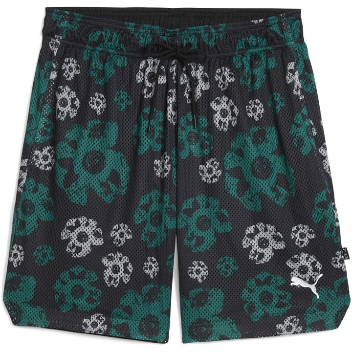 Puma Men's Black Hoopocalypse Reversible 7In Basketball Shorts in Size XL, Sports Direct
