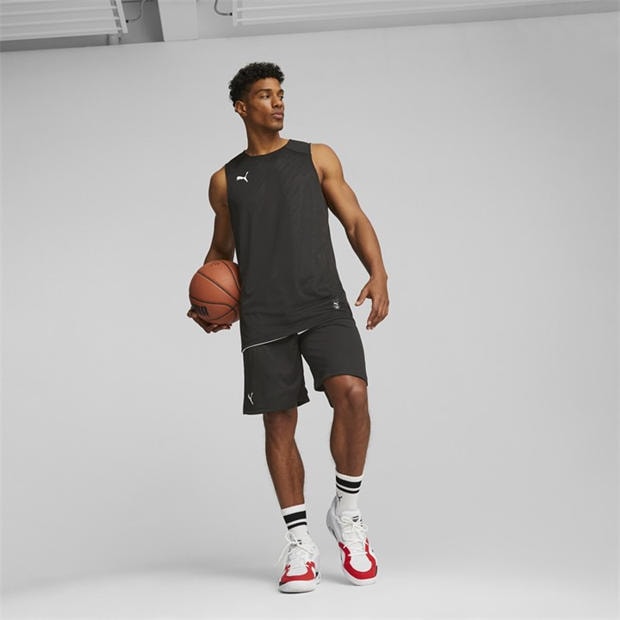 Black - Puma - Men's Hoops Team Practice Basketball Shorts
