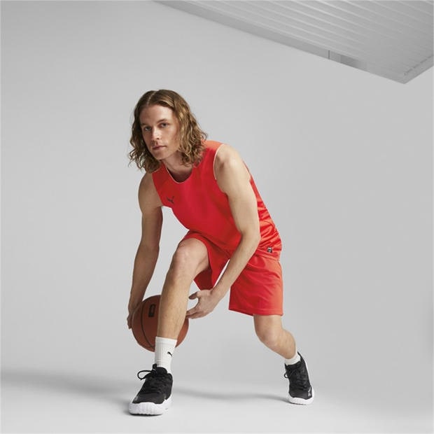 Red - Puma - Men's Hoops Team Practice Basketball Shorts