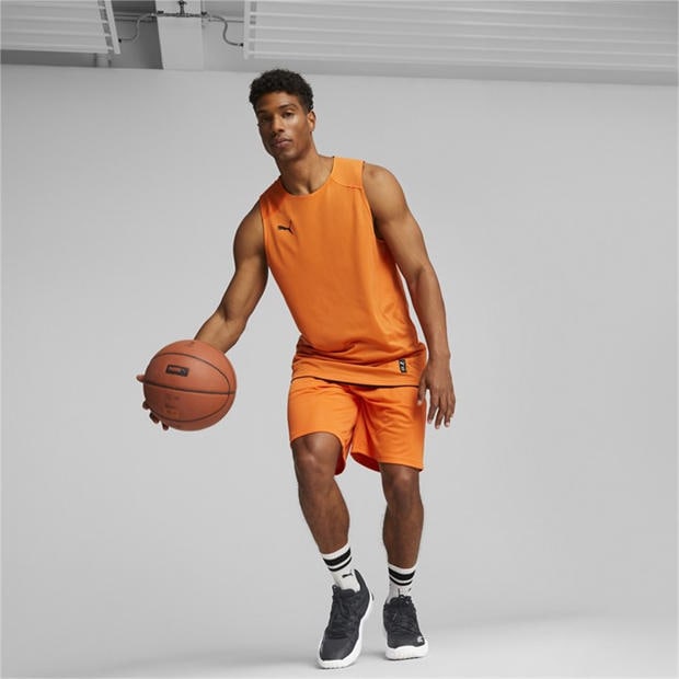 Golden Poppy - Puma - Men's Hoops Team Practice Basketball Shorts