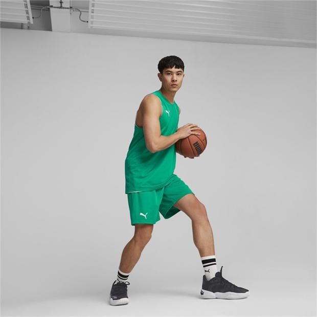 Pepper Green - Puma - Men's Hoops Team Practice Basketball Shorts