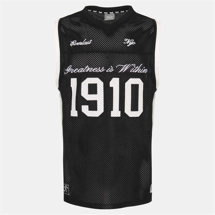 Everlast Men's Black Basketball Performance Jersey in Size XL, Sports Direct