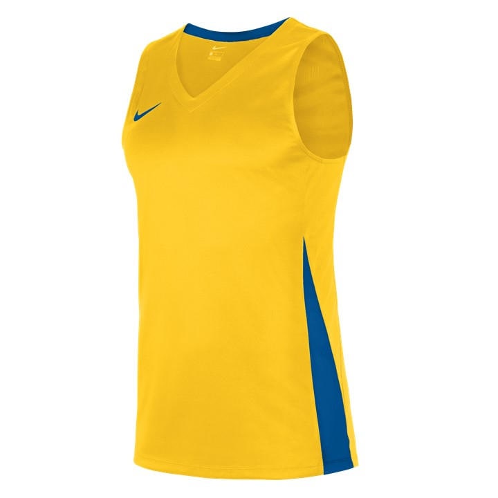 Nike Men's Yellow Performance Basketball Jersey in Size 2XL, Sports Direct