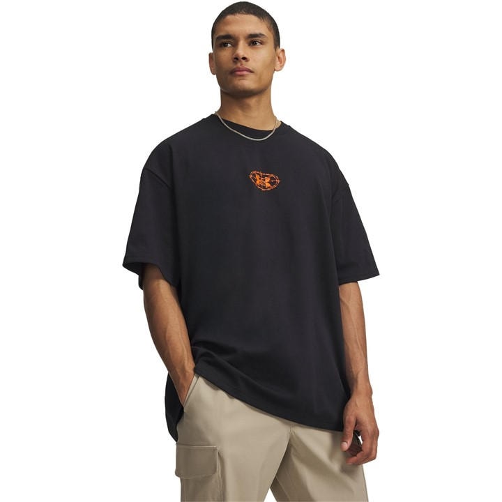 Hoops  Men's  Short Sleeve Performance T-Shirt, Football by Under Armour in Size M, Sports Direct