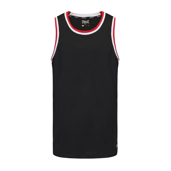 Everlast Men's Black Basketball Performance Vests - Small