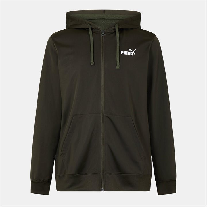 Puma Men's Green Poly Tracksuit in Size L, Sports Direct