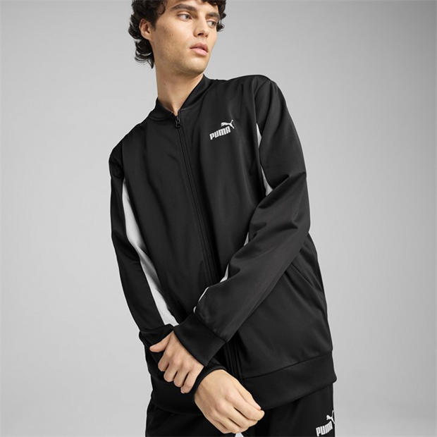 Black - Puma - Puma Poly Baseball Suit Tracksuit Mens