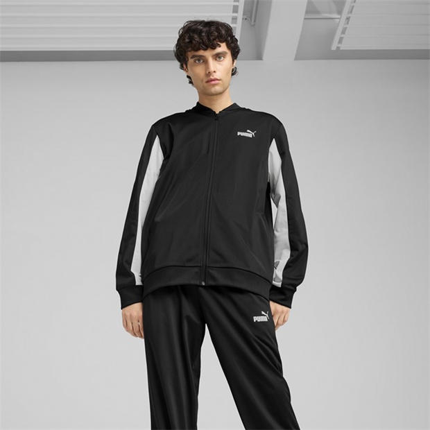 Black - Puma - Puma Poly Baseball Suit Tracksuit Mens