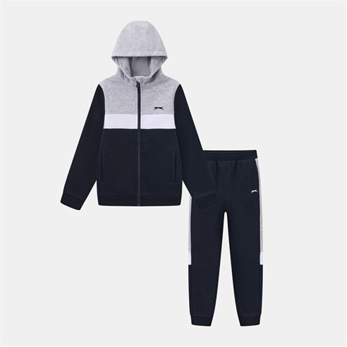 Slazenger - Fleece Full Zip Track Suit Junior