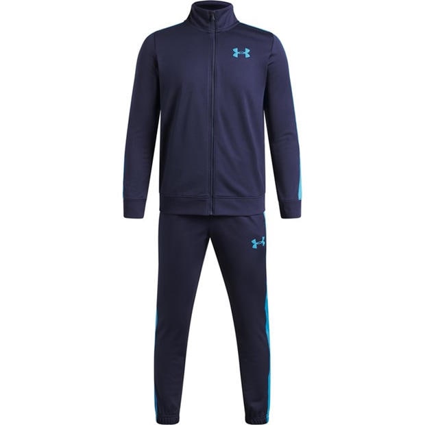 Navy/Ether Blue - Under Armour - Under Armour UA Rival Knit Tracksuit Boys