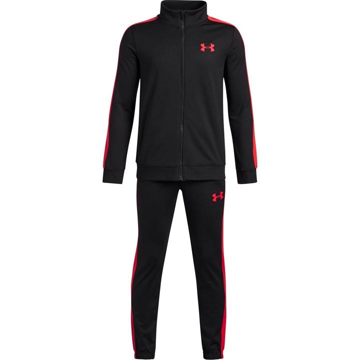 Under Armour Boys Black Ua Rival Knit Tracksuit in Size 9 - 10 Years, Sports Direct