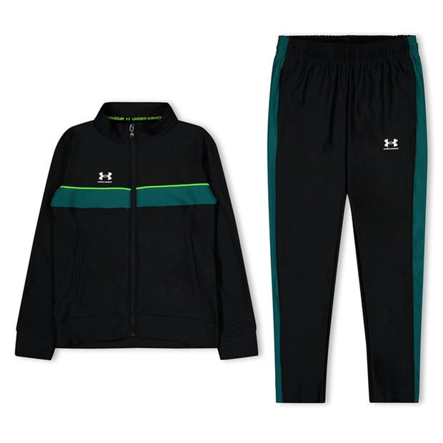 Black/White - Under Armour - Kids' Tracksuit