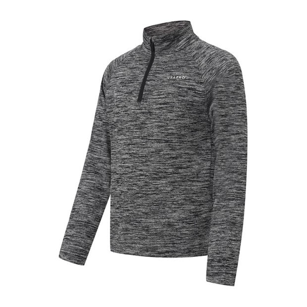 Black - USA Pro - USA Pro 1/4 Tracksuit Juniors