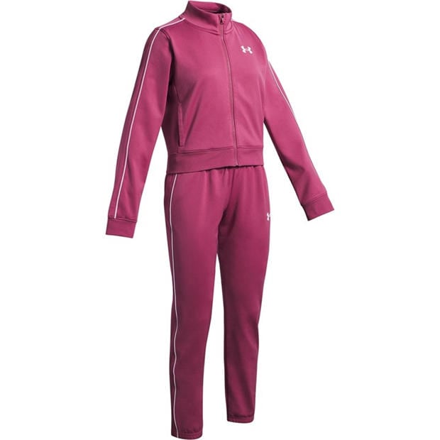 Red - Under Armour - Kids' Icon Knitted Cropped Full Tracksuit