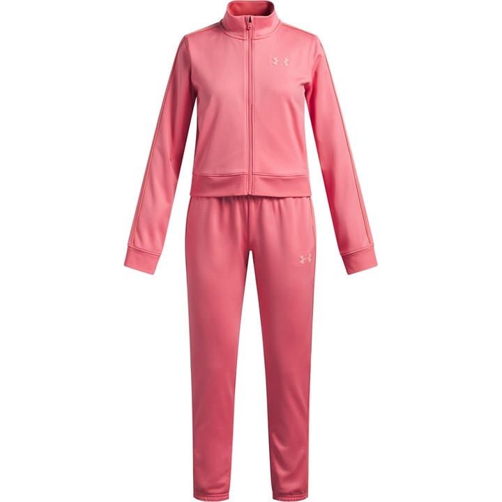 Under Armour Girls Pink Ua Knit Tracksuit ' in Size 13 - 14 Years, Sports Direct