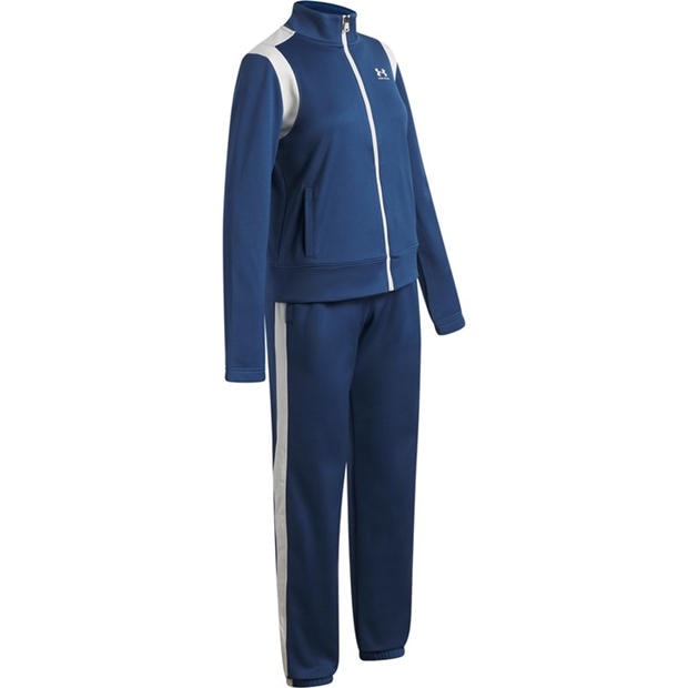 Navy / White - Under Armour - UA Knit Tracksuit Girls'